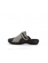 chausson gris en laine
